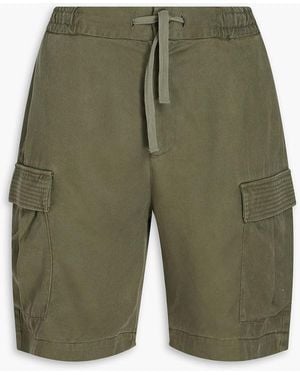Officine Generale Jay cargoshorts aus lyocell mit tunnelzug - Grün