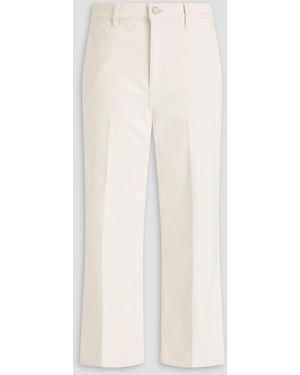 Theory High-Rise Wide-Leg Jeans - White