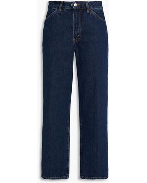 RE/DONE Westley High-Rise Straight-Leg Jeans - Blue