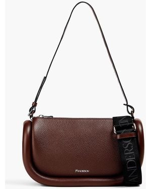 JW Anderson Bumper-15 Pebbled-leather Shoulder Bag - Brown