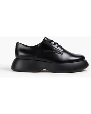 3.1 Phillip Lim Mercer Leather Brogues - Black