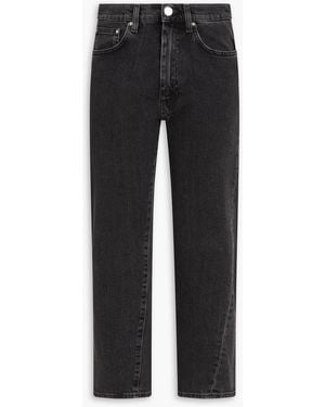 TOTEME High-rise Straight-leg Jeans - Black
