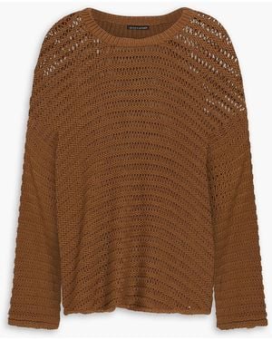 Eileen Fisher Cotton Jumper - Brown