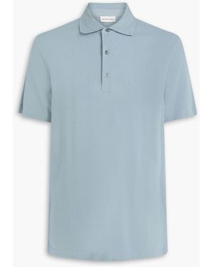 Frescobol Carioca Luca Cotton-Piqué Polo Shirt - Blue
