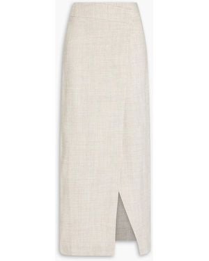 Rohe Canvas Maxi Wrap Skirt - White