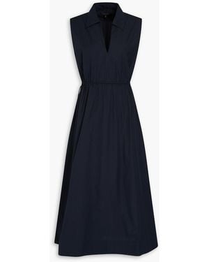 Rag & Bone Soraya Cotton-poplin Midi Shirt Dress - Blue