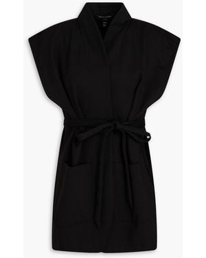 Eileen Fisher Tm Lyocell-blend Jersey Vest - Black