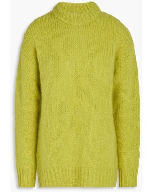 Tibi Pullover aus einer mohairmischung - Grün