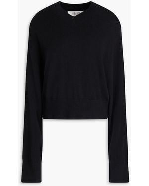Diane von Furstenberg Oscar Wool And Cashmere-Blend Jumper - Black