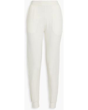 Rag & Bone City Cozy Modal-Blend French Terry Track Pants - White