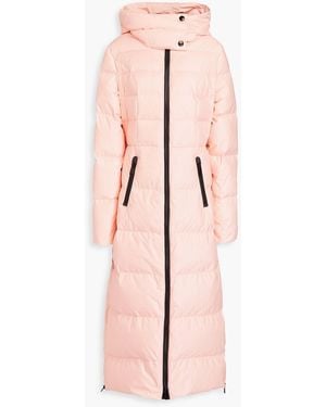 Goldbergh Cascade Quilted Hooded Down Coat - Pink