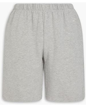 ÉTERNE Shorts aus frottee aus einer baumwoll-modalmischung - Grau