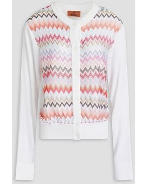 Missoni Crochet-knit Cardigan - White