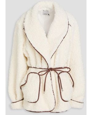 Jonathan Simkhai Teddy Fleece Jacket - Natural