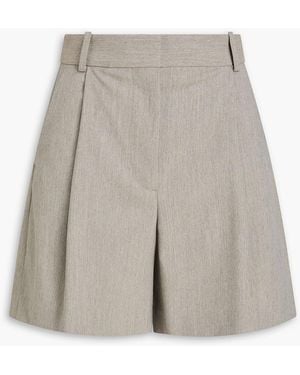 By Malene Birger Poville Slub Woven Shorts - Grey
