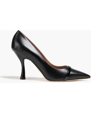 Malone Souliers Jhene 90 Leather Court Shoes - Black
