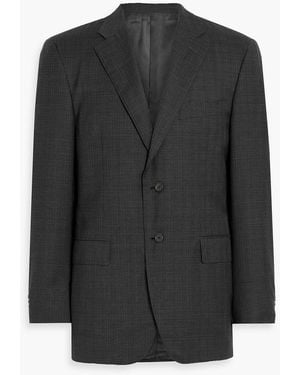 Canali Cupro Blazer - Black
