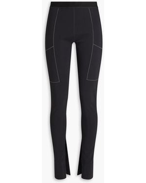 Coperni C Stretch-Jersey Leggings - Blue