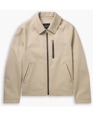 Yves Salomon Double-Faced Cotton-Twill Jacket - Natural
