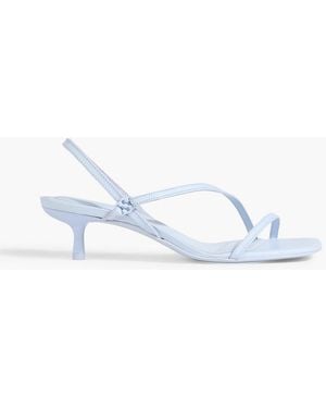 Jonathan Simkhai Cedonia Leather Slingback Sandals - Blue