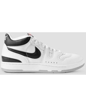 Nike Mac Attack Leather And Mesh Sneakers - White