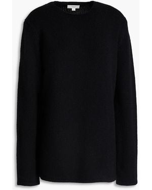 Vince Wool And Cashmere-Blend Jumper - Black