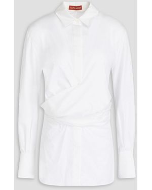 Altuzarra Cotton-blend Poplin Shirt - White