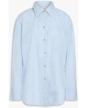 Vince Cotton-Poplin Shirt - Blue