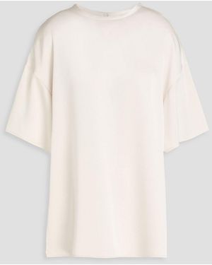 A.Emery Bristowe Satin Top - White