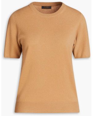 N.Peal Cashmere Cashmere Top - Natural