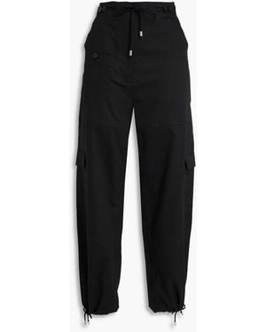 TOTEME Cotton-Twill Cargo Pants - Black