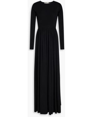 Zimmermann Metallic Knitted Maxi Dress - Black