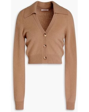 NAADAM Cropped Cashmere Cardigan - White