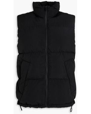Sandro Quilted Shell Vest - Black