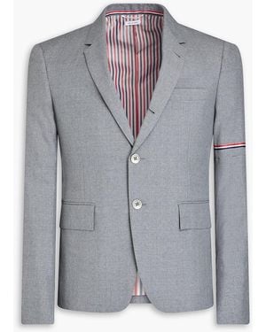 Thom Browne Wool-blend Blazer - Gray
