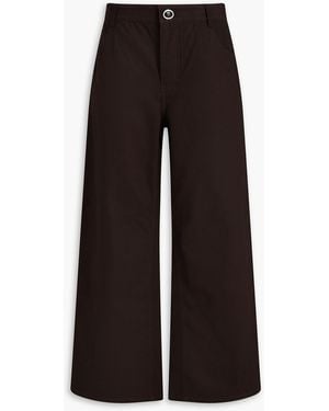 Christopher Esber High-rise Wide-leg Jeans - Black
