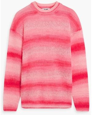 RE/DONE Striped Knitted Sweater - Pink