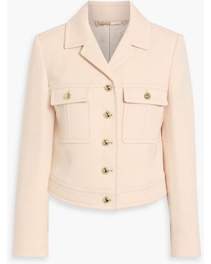 Tom Ford Cropped Wool-Blend Jacket - Natural