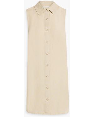 Onia Linen And Lyocell-Blend Mini Shirtdress - Natural