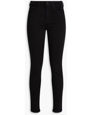 Rag & Bone Cate Mid-Rise Skinny Jeans - Black
