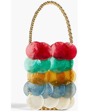 Vanina Casse Noisette Shell Tote - Red