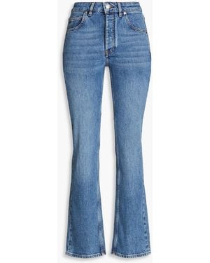 Maje High-rise Bootcut Jeans - Blue