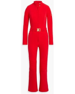 Bogner Bond Belted Ski Suit - Red