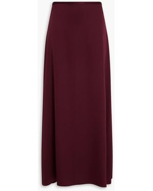 Theory Satin Maxi Skirt - Purple
