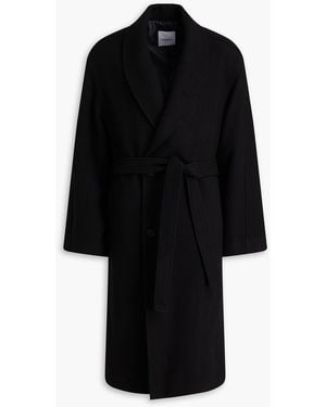 LE17SEPTEMBRE Double-breasted Wool-blend Felt Coat - Black