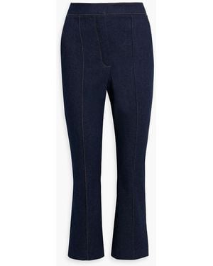 Veronica Beard Tani High-Rise Kick-Flare Jeans - Blue