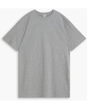 TOTEME Cotton-jersey T-shirt - Grey