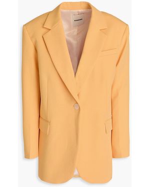 Sandro Piqué Blazer - Orange
