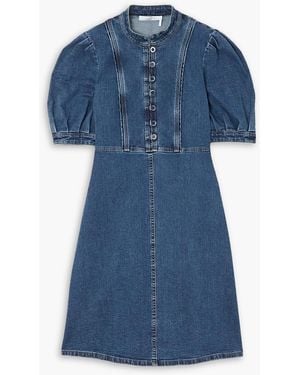 See By Chloé Signature Denim Dress - Blue