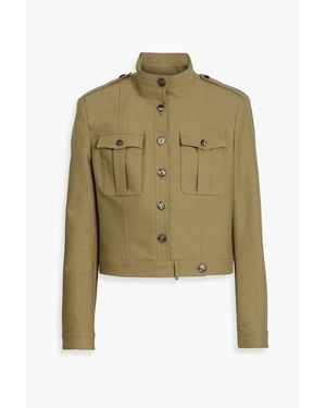 Tom Ford Cotton-Blend Jacket - Green